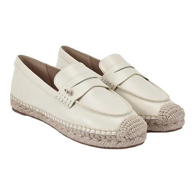 SAMEDELMAN新款银色便士乐福鞋