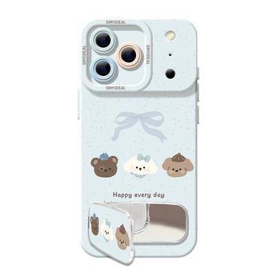 蓝色狗狗适用iphone17手机壳苹果17promax新款2025高级感16pro外壳的11爆款15超好看promax镜头13全包12硅胶