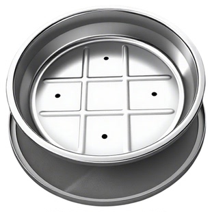 304不锈钢井盖定制植草井盖绿化草坪井盖700圆形园林防水井盖