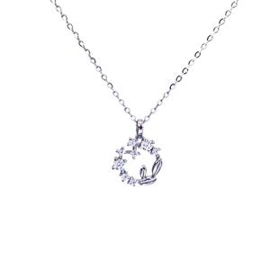 小王子幸运麦穗花环项链女夏轻奢小众感999纯银锁骨链送闺蜜礼物