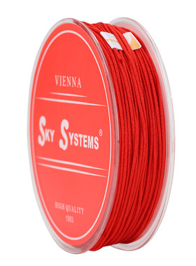 sky品牌玉线编织项链吊坠手工绳