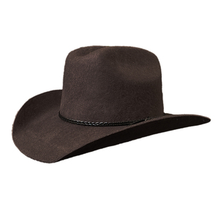 黄石款硬顶软帽檐复古纯羊绒户外西部牛仔蒙大拿礼帽遮阳保暖61cm