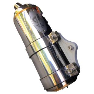 雅马哈电喷巧格i福禧125赛鹰RS100改装排气管台湾毒蛇胖胖管肥蛇