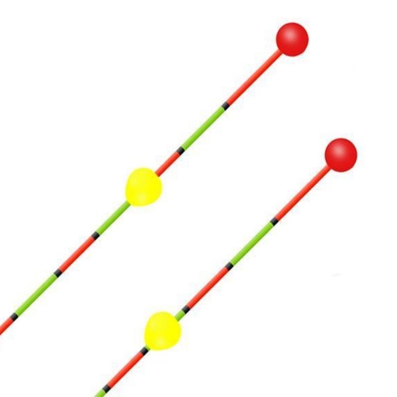 浮珠对撞醒目豆鱼漂小配件彩色泡沫加粗浮球灵敏浮子钓鱼用品渔具