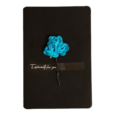 干花贺卡高级感diy创意鲜花束空白色卡片硬纸简约送学生男女友生日毕业快乐中考祝福感谢寄语卡片留言手写信