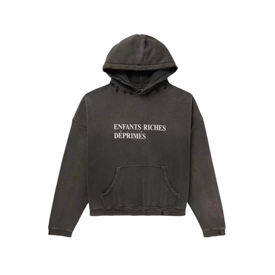 ERD水洗做旧美式休闲连帽卫衣