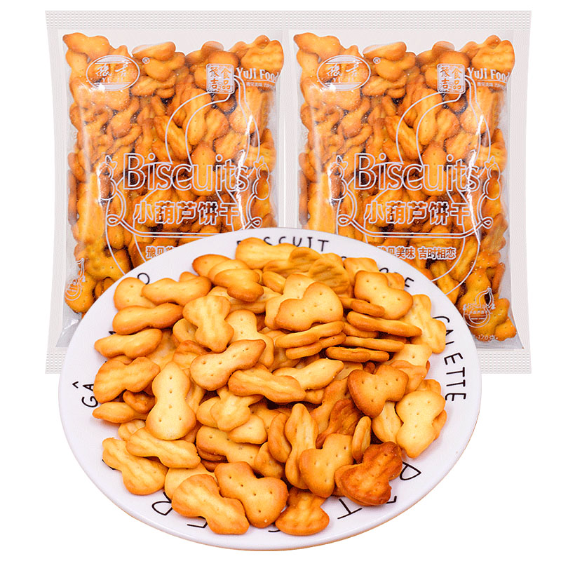 豫吉网红小葫芦饼干批发手工自制雪花酥原材料烘焙小奇福饼干