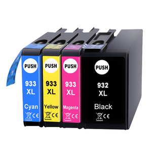 适用惠普932墨盒HP7110 7610 7612 7510 933XL大容量墨水黑色彩色