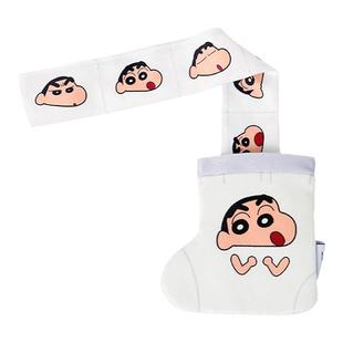 kashima x 蜡笔小新联名款 小新袜子响指嗅闻袋藏食猫狗狗玩具