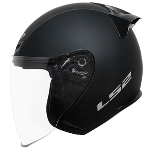 LS2摩托车头盔半盔机车夏季男女电动车四季四分之三盔3C认证OF608