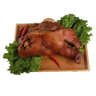 猪头肉熟食开袋即食500g一包猪肉下酒菜熟猪头肉卤肉真空包装小吃