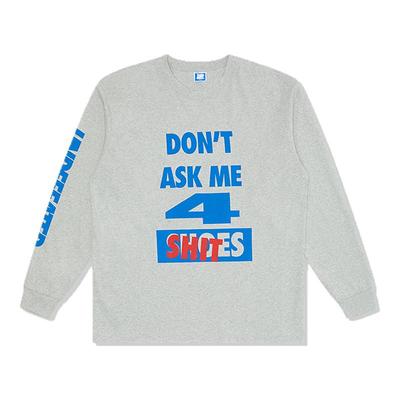 五条杠图案长袖T恤男女同款