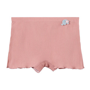 儿童内裤女童棉质柔软平角裤夏季薄款简约大童小女孩四角宝宝底裤