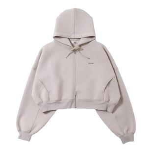 PHILLY点点太空棉卫衣26春款长袖休闲宽松女款外套PL26SP01-L0022