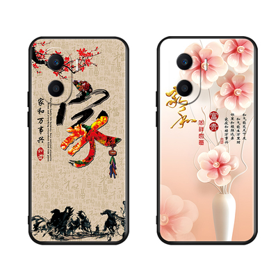 luckrider适用于华为荣耀play7tpro手机壳dio-an00新款honor全包边防摔荣耀x4oi时尚软壳anoo网红荣耀x40i保