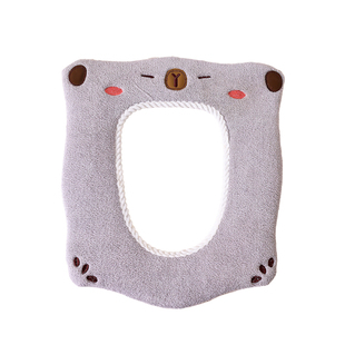 马桶坐垫冬季家用毛绒坐便器垫圈秋冬2025新款四季通用方形马桶垫