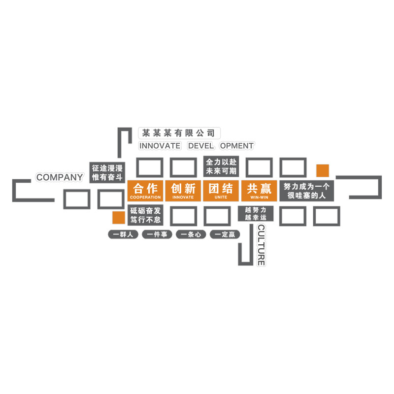 员工风采展示框企业团队文化