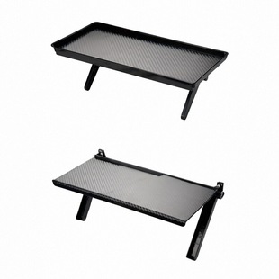 电视机机顶盒置物架免打孔路由器遥控盒子置物架显示器上托架电脑