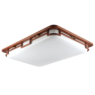 新中式吸顶灯客厅卧室灯民宿客房茶室复古自建房大厅灯实木餐厅灯