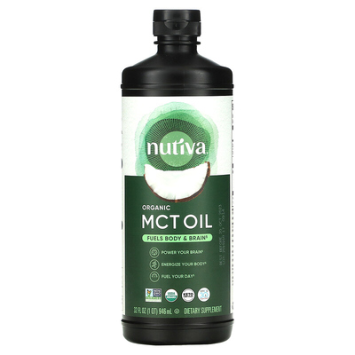 【特价临期清仓】Nutiva MCT油Keto生酮运动充能防弹咖啡食用油