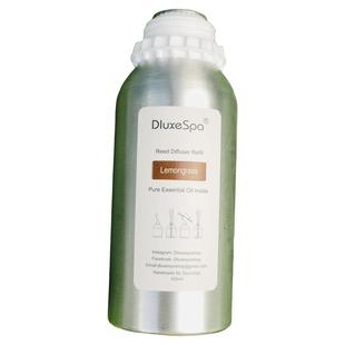 DluxeSpa酒店柠檬草lemongrass泰国无火藤条扩挥香茅薰精油1000ml