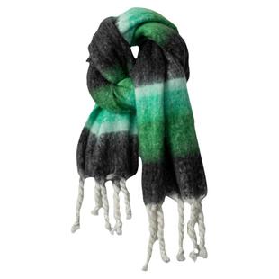 黑白条纹围巾女款2025新款秋冬季氛围感高级感马海毛加厚保暖围脖