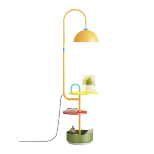 孟菲斯多巴胺落地灯客厅卧室儿童公主风床头卡通沙发氛围装饰台灯