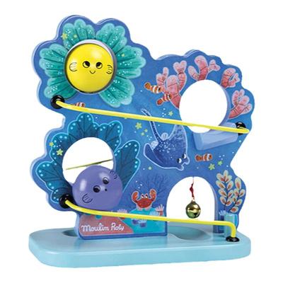 法国moulinroty乌龟木质益智玩具