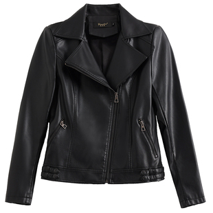 海宁真皮皮衣外套女短款2025秋冬新款韩版西装领机车服显瘦皮夹克