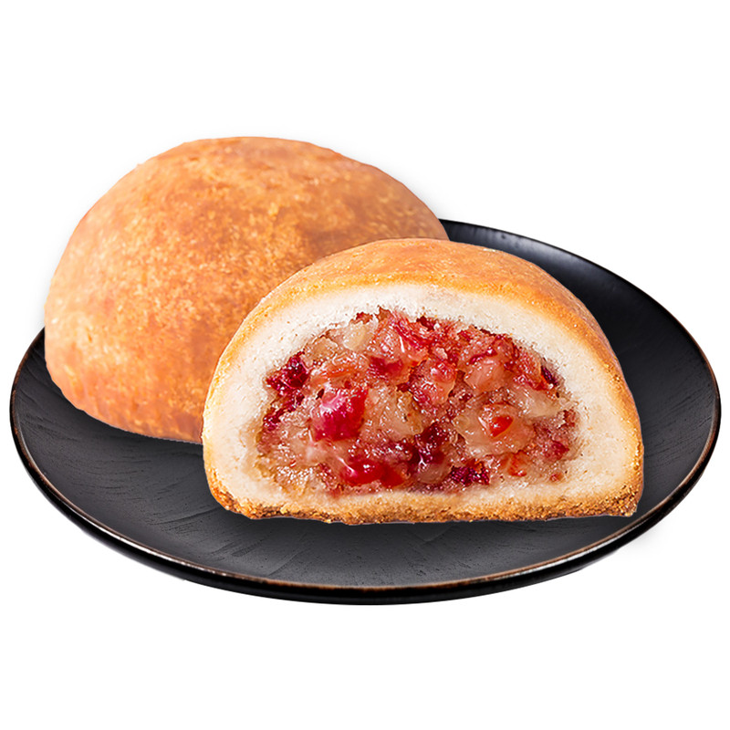 昆明冠生园云腿月饼云南特产云腿小饼中秋月饼梅花牌云腿火腿月饼