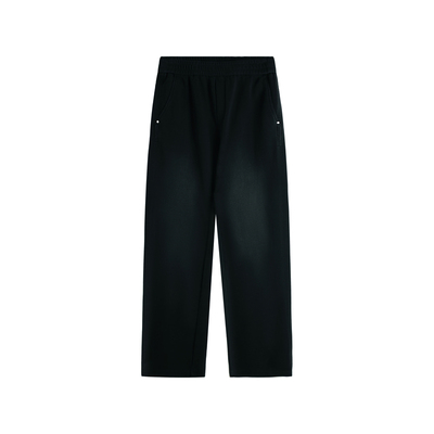 【明星同款】USHI悠时弯刀裤子男宽松休闲裤百搭直筒卫裤针织长裤