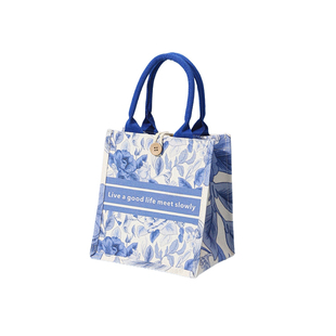 帆布袋定制logo立体托特包新款拉链手提袋大容量文艺时尚伴手礼品