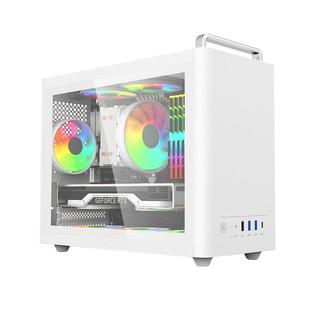 硕一 凤凰U300台式机ITX/MATX板迷你电脑主机箱mini桌面小机箱