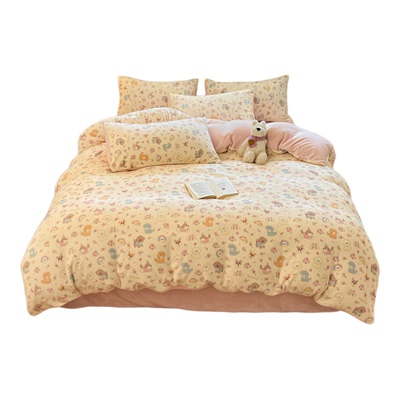 【小红书推荐】A类牛奶绒四件套i