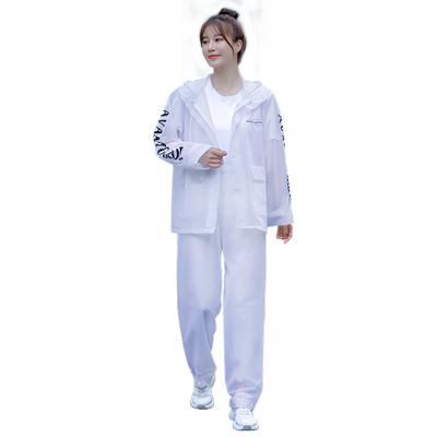 正雨女式男款雨衣雨裤套装时尚