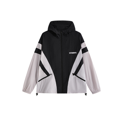 VETEMENTS新款可乐印花男女款绣花工艺可调节扣单夹克35315003