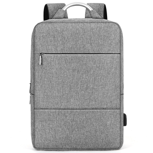 简约背包男士双肩包大容量商务旅行包15.6寸14电脑包书包大学生