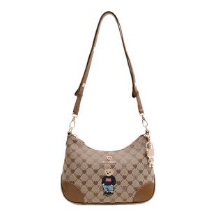 GUOOBEAR古家小熊小众设计月牙腋下包2026新款包包女百搭单肩包