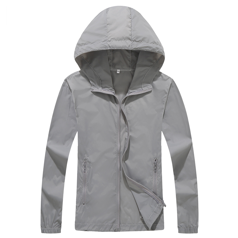 春夏轻薄透气外套遮阳薄风衣男女休闲防晒衫加肥加大码情侣皮肤衣