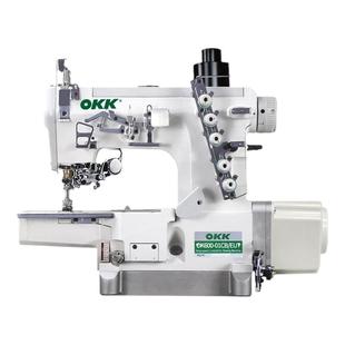 OKK600小方头电脑绷缝机三针五线工业缝纫机下摆坎车领口包边砍车