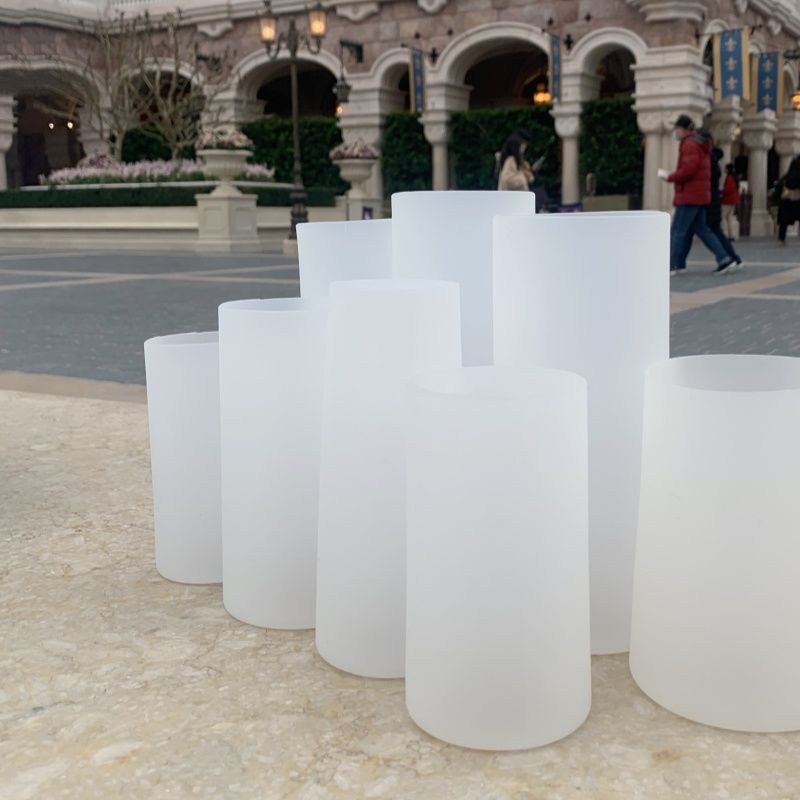 9cm硅胶水杯套学生大肚杯保温杯垫透明全包壶套防摔防滑保护套