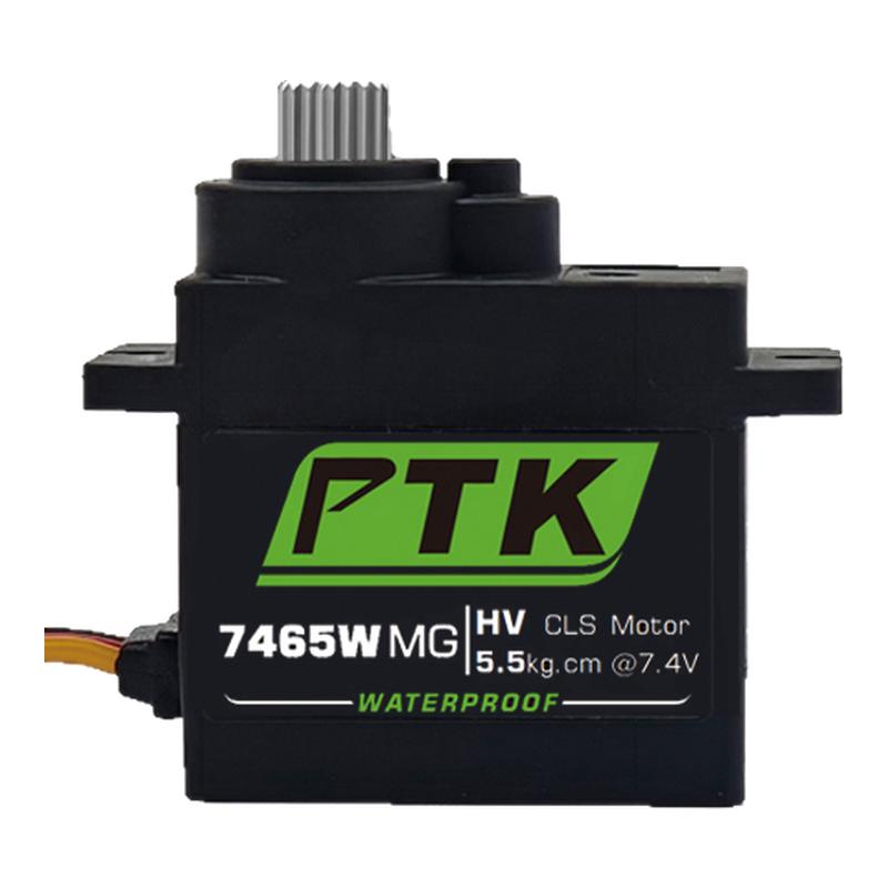 PTK7465W全金属齿轮高压大扭力防水固定翼180度航模270度可编程