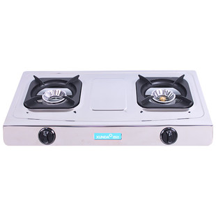 迅达 TS8106台式燃气灶液化气双灶家用煤气炉灶大火力天然气灶具