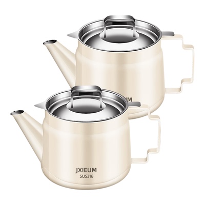 大容量防漏加厚油壶食品级不锈钢