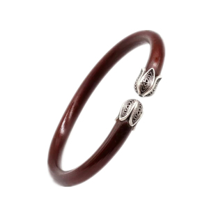 鸡血藤手镯女小清新金刚藤男藤镯正宗西藏饰品野生藤条木开口手环