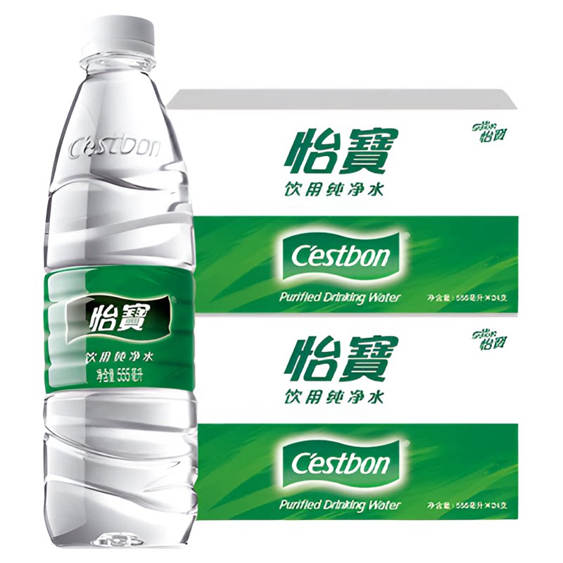 555ml*24瓶纯净水怡宝旗舰店