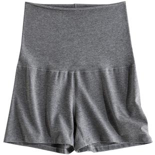 孕妇安全裤夏季薄款打底裤内裤高腰翻腰防走光孕期短裤不勒肚裤子