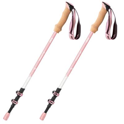 北山狼登山杖铝合金超轻伸缩男女爬山专业户外碳素手杖折叠便携式