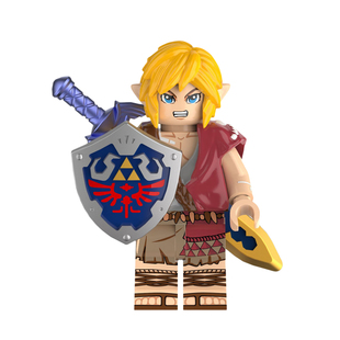 塞尔达传说人仔公主林克适用于乐高积木拼装小人玩具