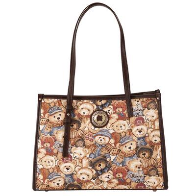 丹尼熊女式单肩托特包通勤休闲